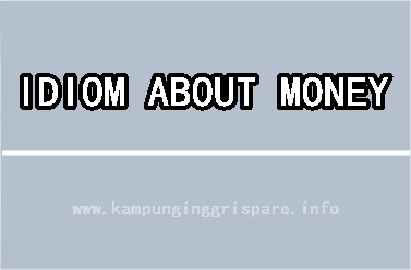 idiom about money